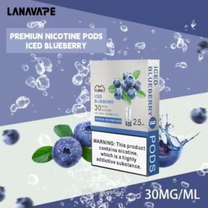 藍莓  拉娜 Lana 煙彈 水果風味 透明霧化煙彈 兼容一代主機