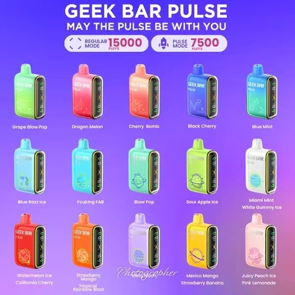 【16種口味】Geek Bar Pulse Vape小火箭一次性電子煙 #人氣爆款#15000口:圖片 4