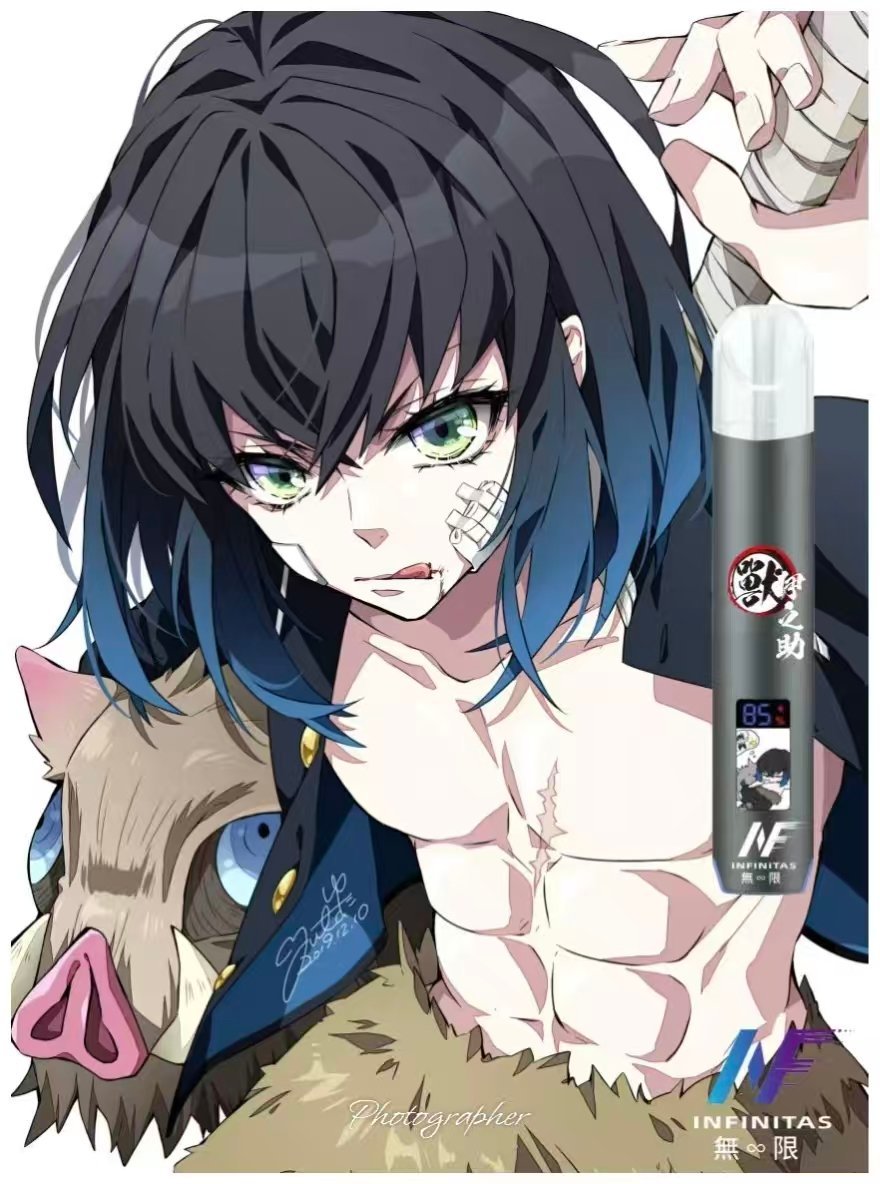 INF無限電子煙鬼滅之刃聯名款主機|發光兩檔調節|通用一代4色可選:圖片 2