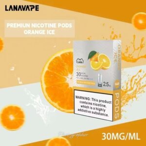 橙子｜Lana煙彈 防漏油設計 可單色發光 2.5ml×3枚